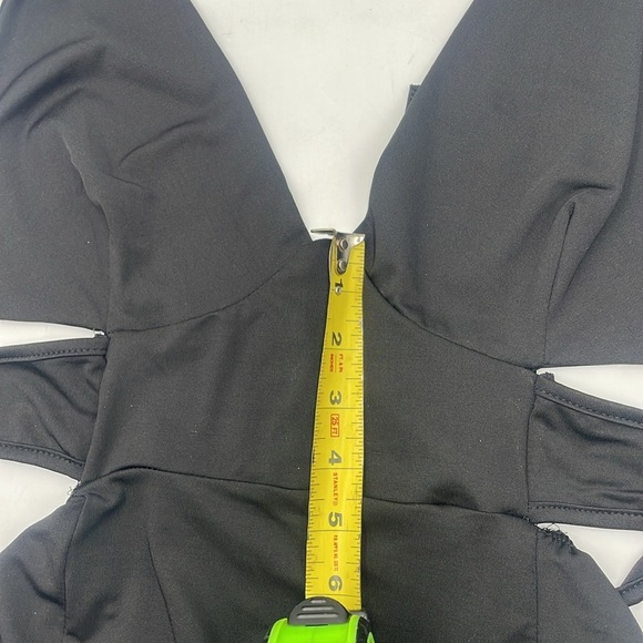 Black Stretch Halter Long Formal Beach to Resort Easy Fit Dress EUC Sz SM - Picture 11 of 13